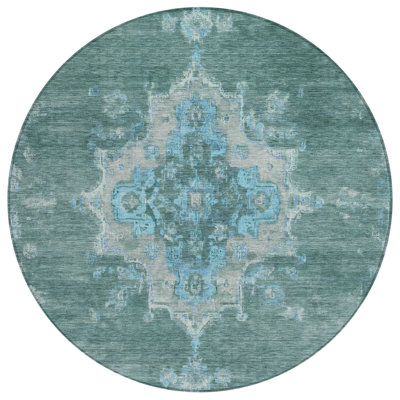 Machine Washable Indoor/Outdoor Hashlamoun ACN2321 Global Rug