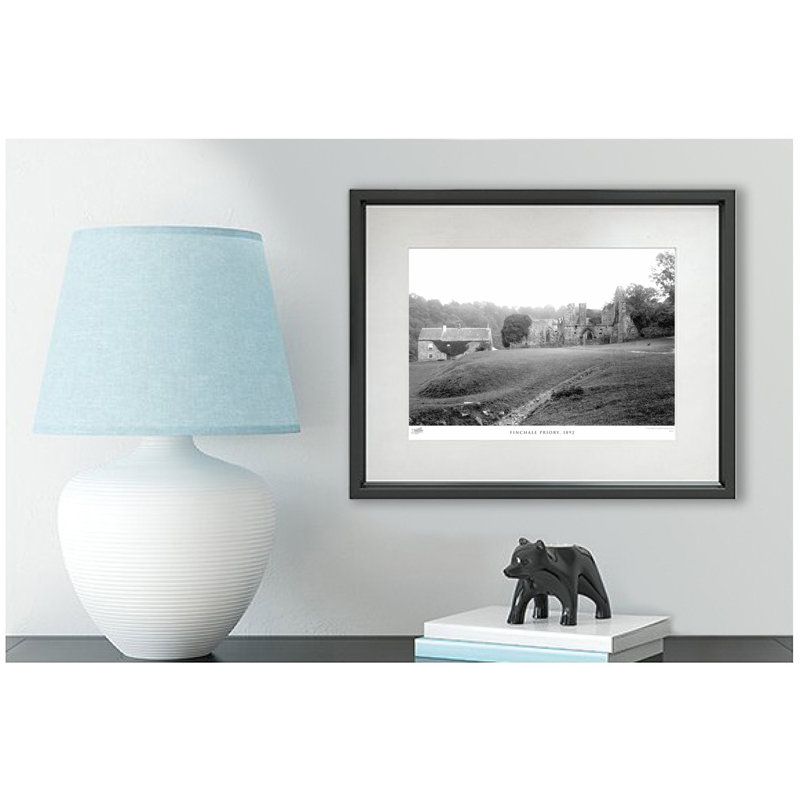 Finchale Priory, 1892 by Francis Frith - Single Picture Frame Print, 40cm H x 50cm W x 2.3cm D