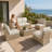  6-Piece Outdoor Furniture Set-497730540-497730541