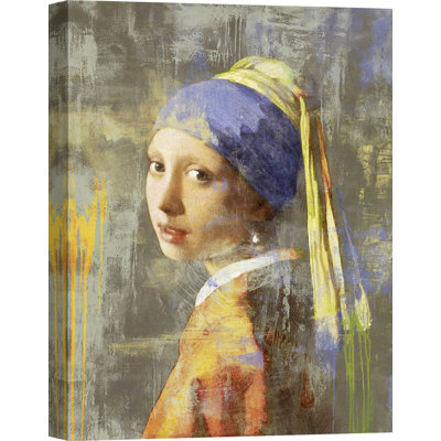 Vermeer's Girl 2.0 by Eric Chestier - Wrapped Canvas Painting