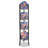 54.25" H X 12" W - 4-Tier Round Impulse Display Bin