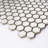 Porcetile Hex 10.24 in. x 11.82 in. Hexagon Glossy Porcelain Mosaic Wall and Floor Tile-50385474