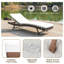 Chaise longue en osier Diran-567603220