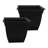 Square Plastic Planter with Sauce-861422526