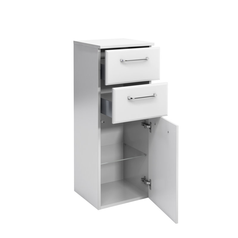 Quickset 341 Wall Bathroom Cabinet, White