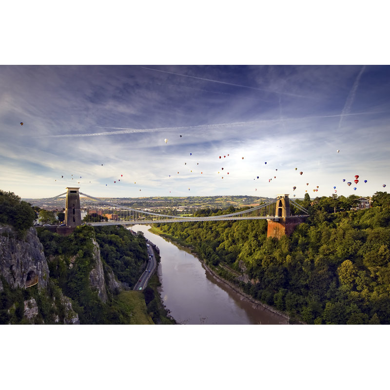 Avon Gorge View by Gary_Newman - Wrapped Canvas Print, 30cm H x 46cm W