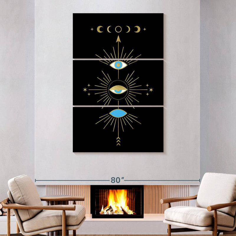 Adella Evil Totem Eye, 74" H x 48" W