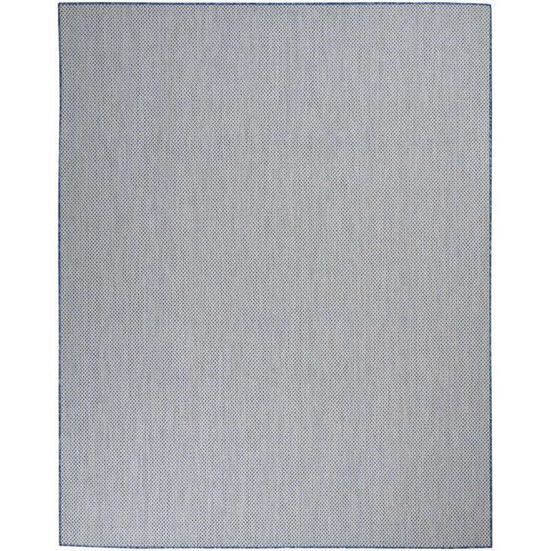 Mikhal Geometric Indoor / Outdoor Rug, Rectangle 9' x 12'