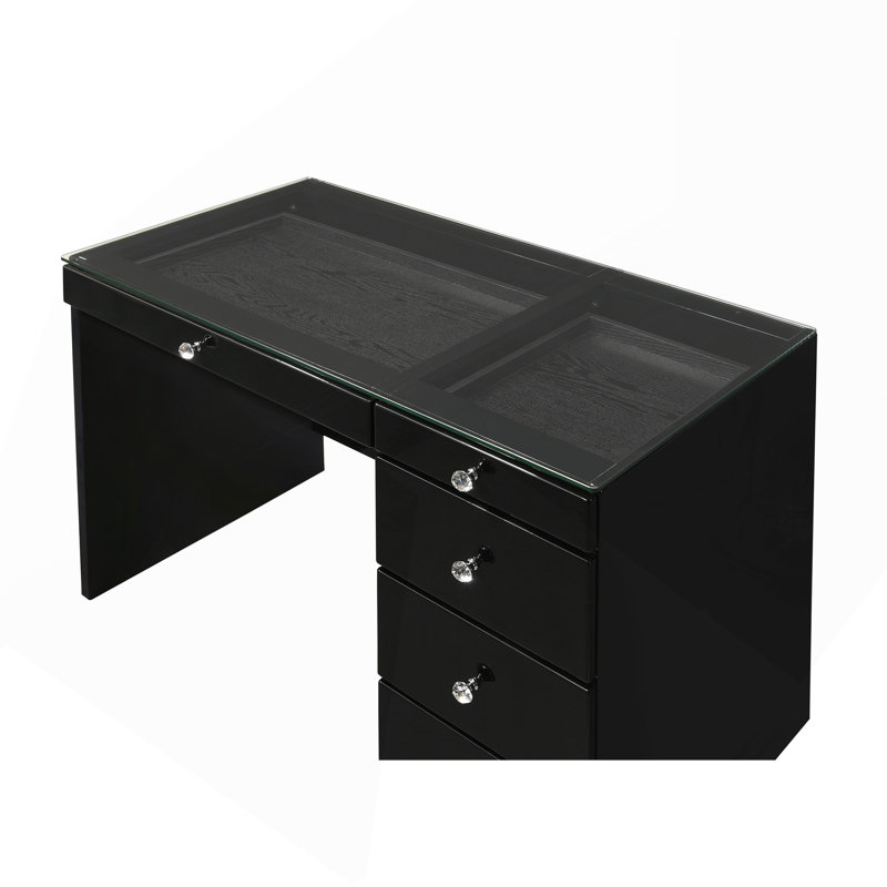 Meuble-lavabo 1 pièce 1 pièce Glam, Noir