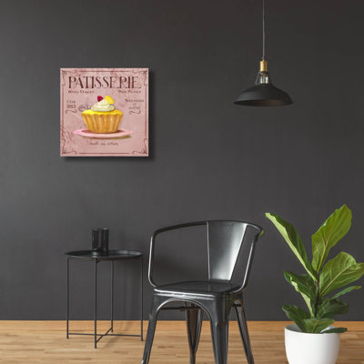 'Patisseries 4' by Fiona Stokes-Gilbert Acrylic Glass Wall Art, 24" x 24"