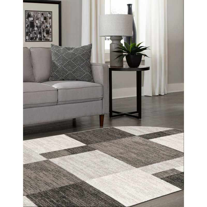 Harvest Geometric Indoor Rug, Oval 5'3" x 8'