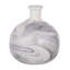 Vase - tourbillon noir et blanc