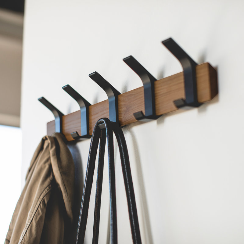 Yamazaki Home Wall-Mounted Saving Coat Hanger - Thumbnail 5
