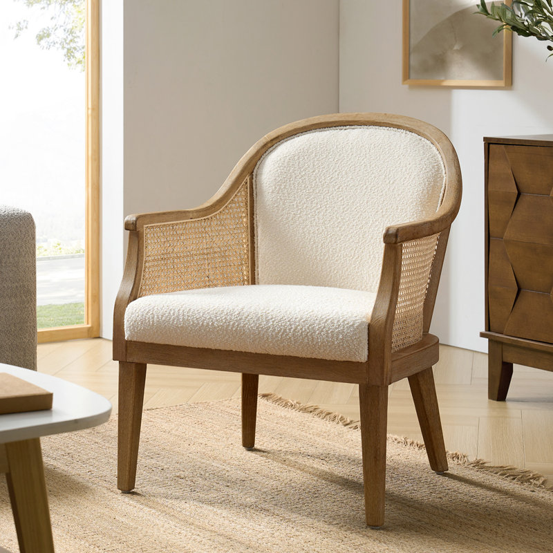 Fauteuil Xaver, Polyester ivoire