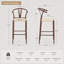  Tabouret de comptoir 26 po avec structure en métal-129194357