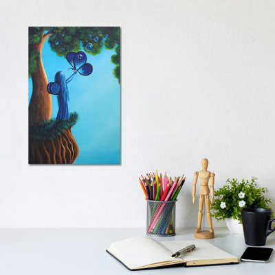 Sapphire Fairy - Print on Canvas