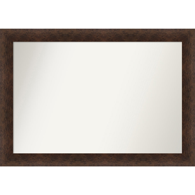 Hanvika Solid Wood Wall Mirror, 32" x 43", Rectangle
