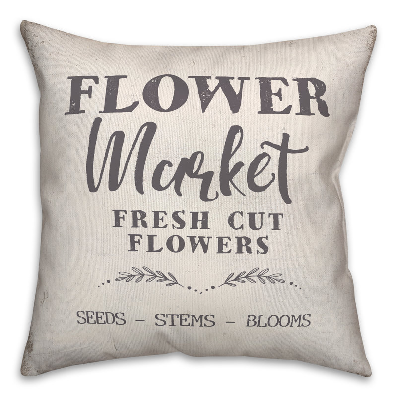 Floral Throw Pillow