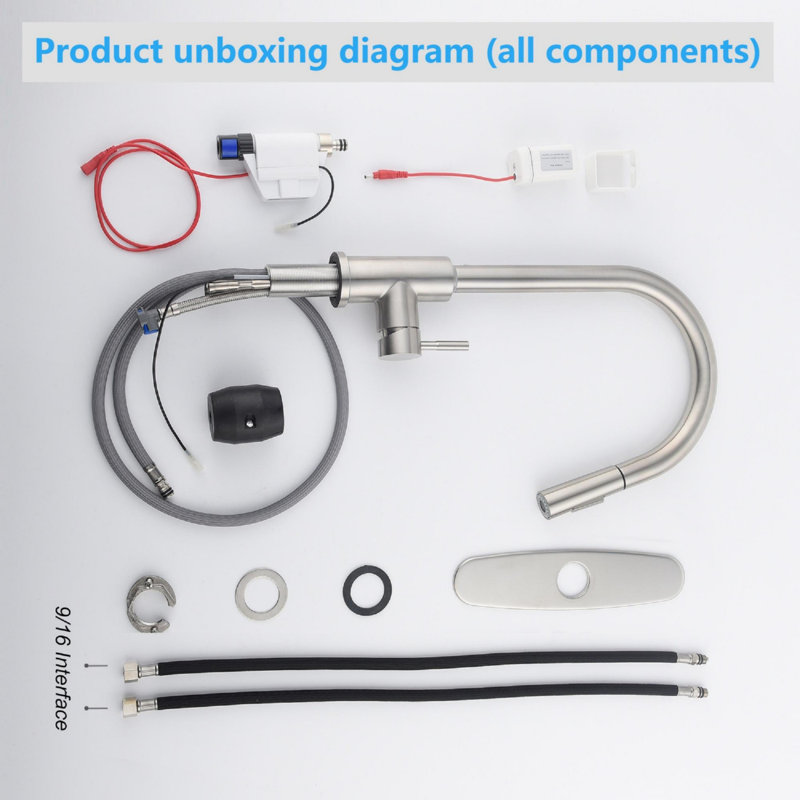 Touch Kitchen Faucet With Pull Down Sprayer