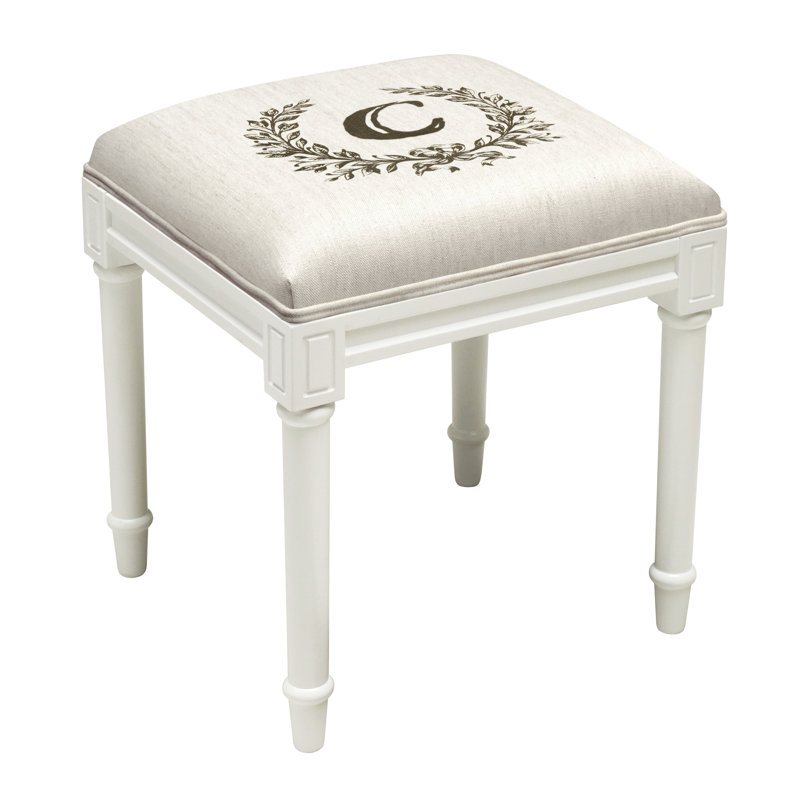 Tabouret de coiffeuse en bois massif Vantassel