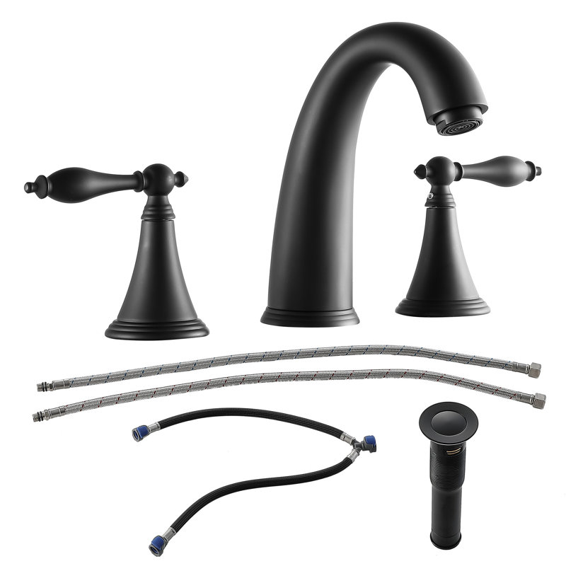2-Handle Stainless Steel Bathroom Sink Faucet