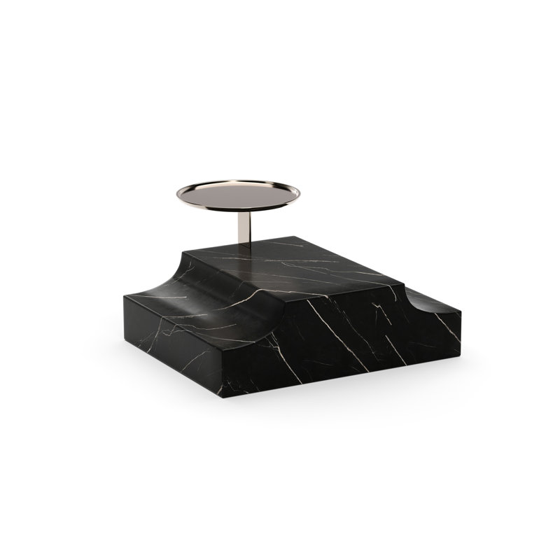 Overlap Rectangle Wedge Base Dark
