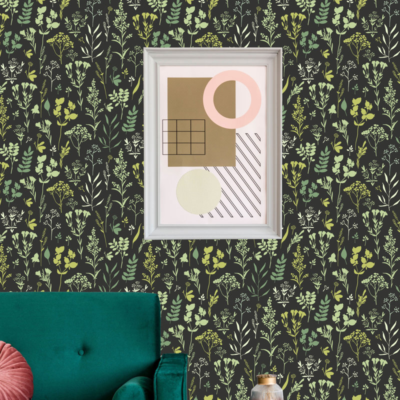 Rouleau de papier peint Quinnesec Herbs, L 16,67 po x l 25 po