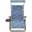  30" Wide XL Zero Gravity Outdoor Lounge Chair w/ Canopy, Blue