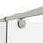 44-48" W X 71" H Piovt Swing Glass Shower Door,Pivot Frame Sliding Shower Door With 1/4"(6Mm) Clear SGCC Tempered Glass, Shower Doors,Reversible Installation-110270901