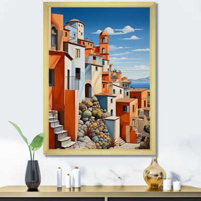 Italie - tons de terre cuite Fontanas X - impression