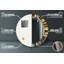 Huldar Glass Flat Wall Mirror