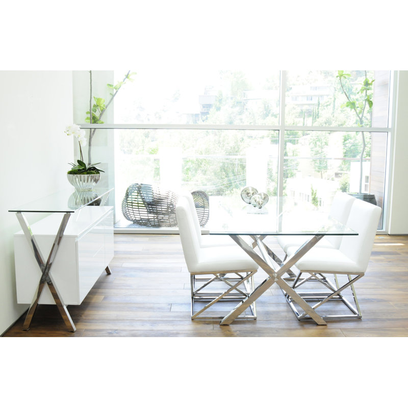 BEVERLY Glass Dining Table