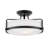 Harper 18-in 3-Light Semi-Flush Mount Retro Ceiling Light