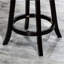 Tabouret pivotant de 24 po à hauteur de comptoir avec siège en tissu beige et doux-2039238948-2039238955