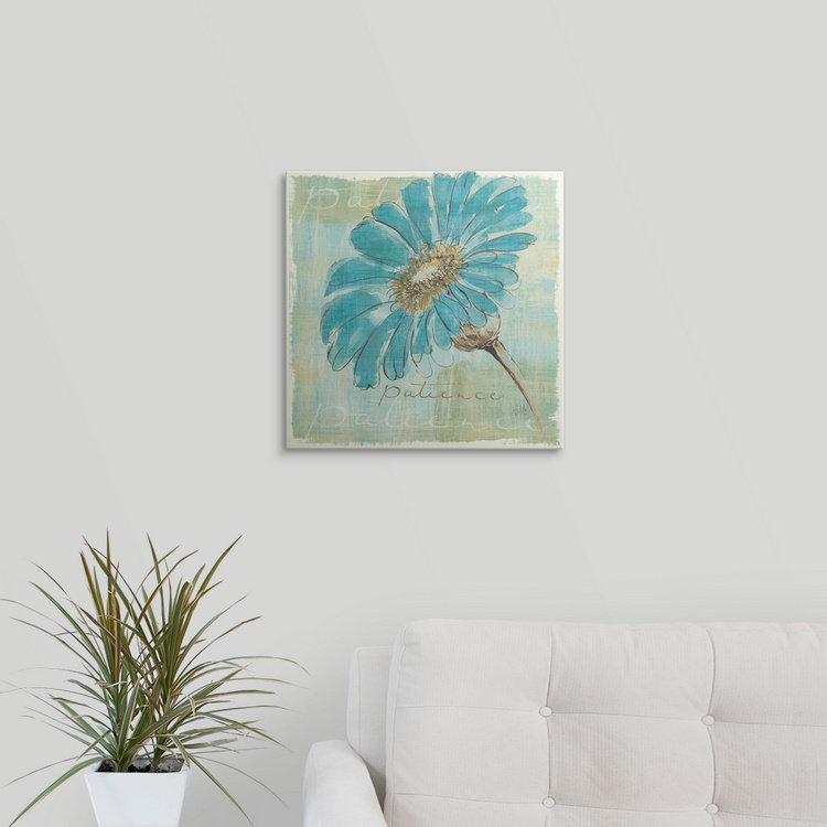 « ii » chris paschke, reproduction d’art Spa Daisies, H 35 po x l 35 po x P 1,5 po, Toile