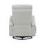 Fauteuil inclinable et pivotant respirant en similicuir-1248038151
