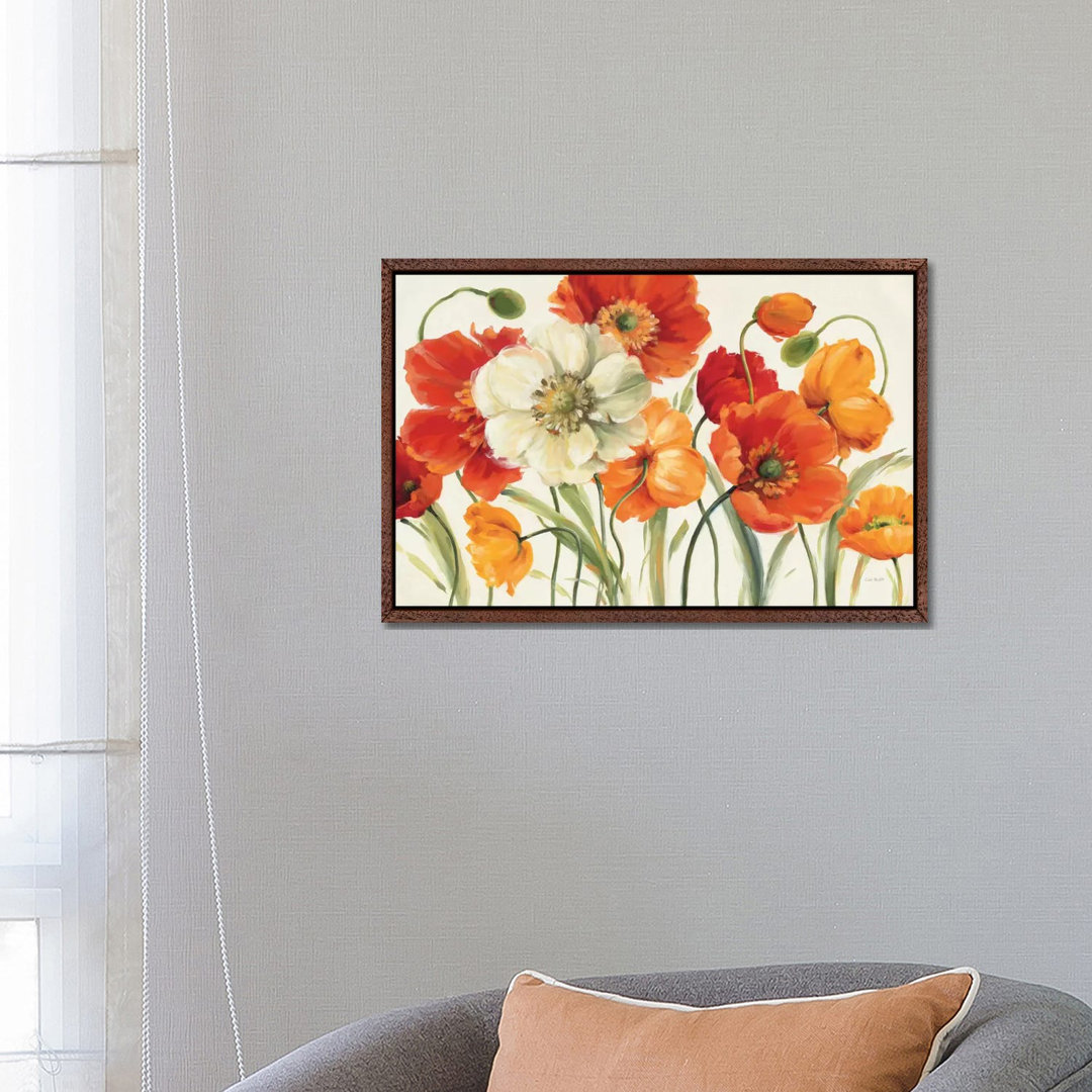 Leinwandbild Poppies Melody I von Lisa Audit