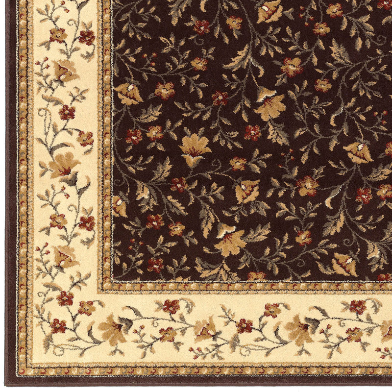 Weisgerber Floral Indoor Rug, Round 5'3"