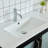 Brescia 108" Double Sink Freestanding Bathroom Vanity with Ceramic Top and Matching Mirrors-33559834