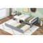 Lit plateforme avec lit gigogne-120853349