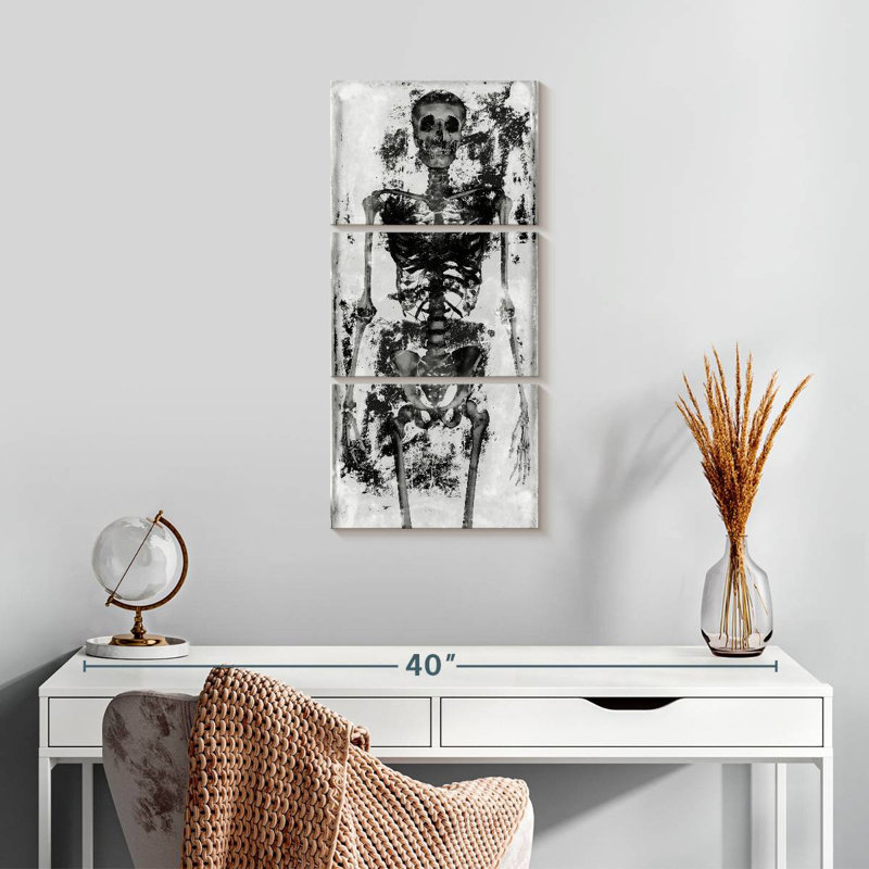 Skeleton IV, 27" H x 12" W