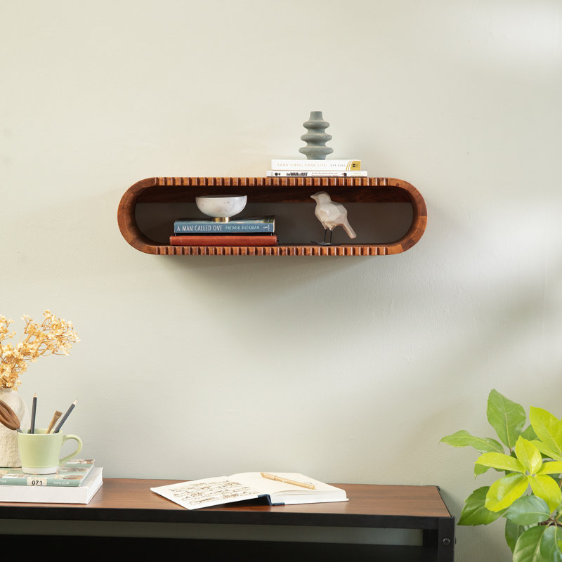 Tablette murale en bois Loop
