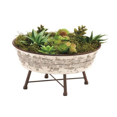 Metal Pot Planter