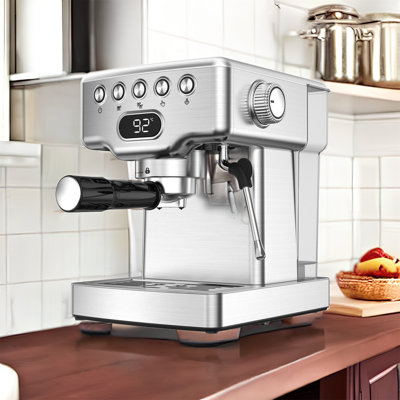 MONSFEST Semi-Automatic Espresso Machine with Frother