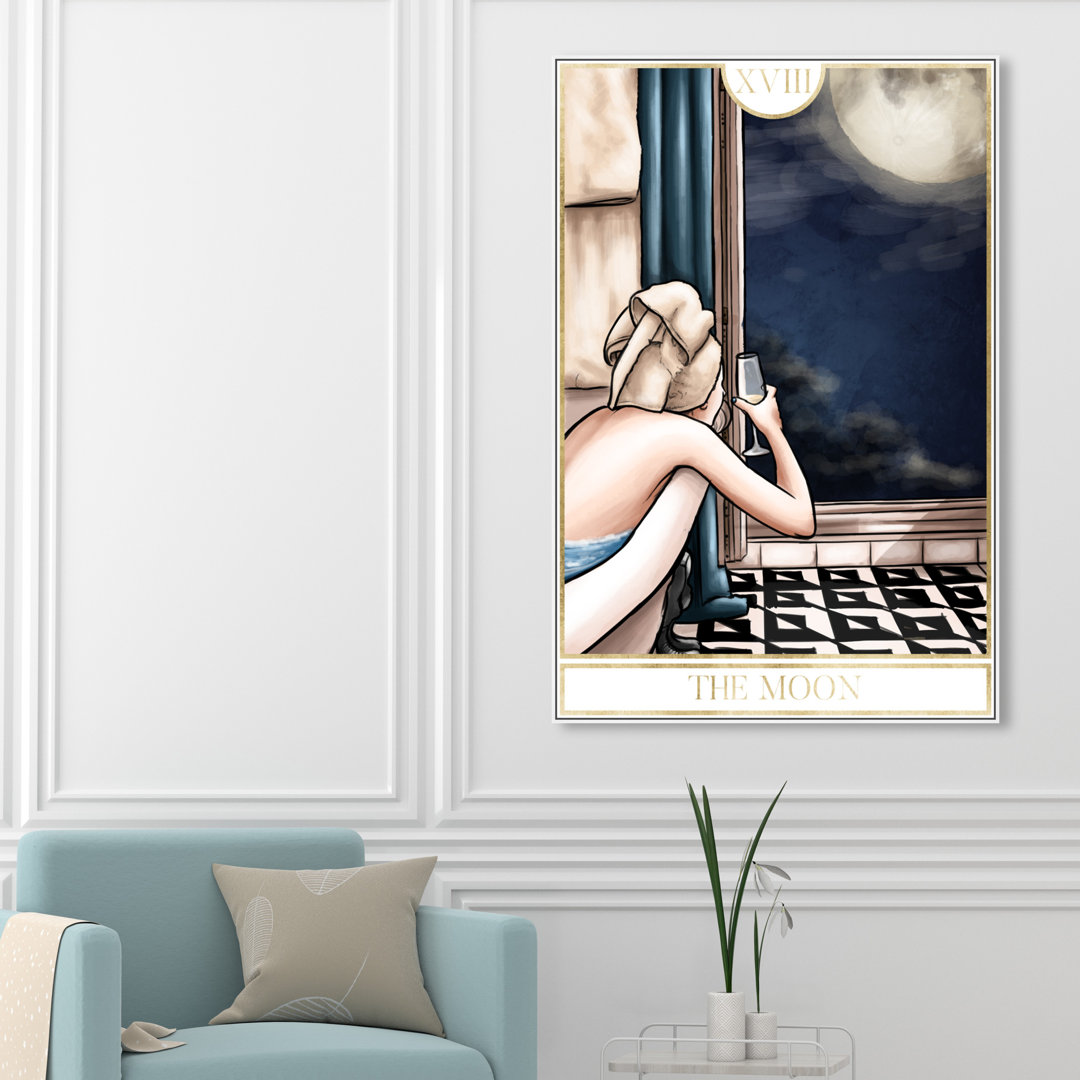 Babin " Bath And Laundry The Moon, Glam Blue " by Oliver Gal Willa Arlo™ Interiors 