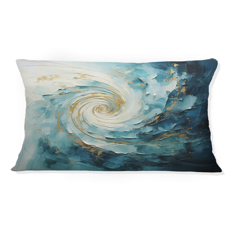 Coussin Spirals Celestial I - Abstract Spirals