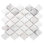 Santorini 1" x 1" Arabesque Mosaic Wall & Floor Tile