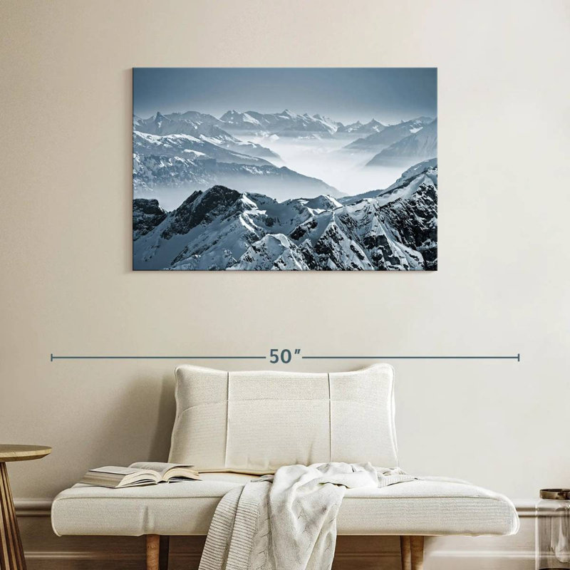 Alvord Swiss Mountain Peaks, H 26 po x l 39 po