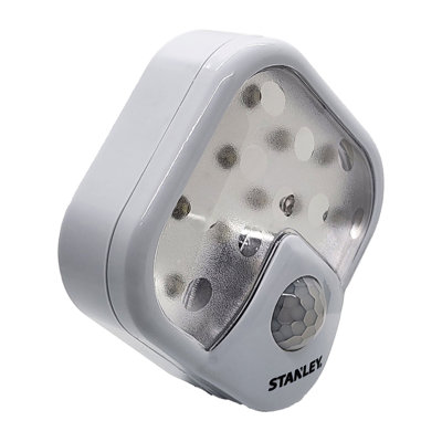 1 - Head LED Battery Powered Outdoor Security Area Light with Motion Sensor