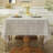 Rustic Cotton Linen Table Cloth,Tablecloths For 6 Foot Rectangle Tables,Waterproof Washable Tablecloth With Tassel Rectangle/Oblong, 55''X 86'', 6-8 Seats-378976530